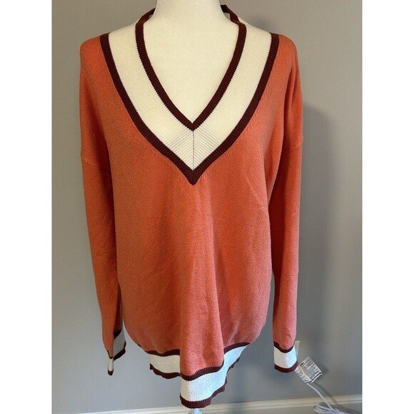 NWT Vici Collection Buckingham Varsity Sweater Size Medium - Picture 4 of 9